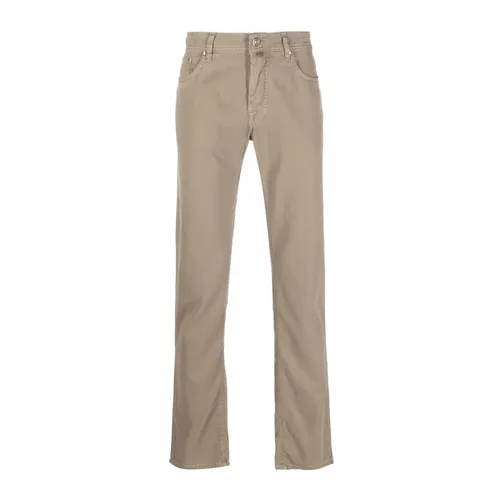 Handmade Bard Cotton Pants - Jacob Cohën - Modalova