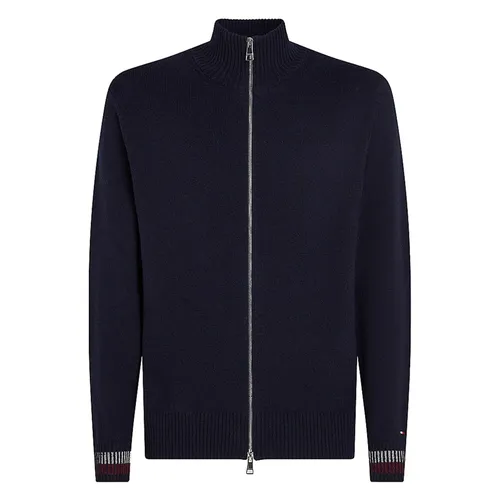 Desert Sky Wool Blend Zip Through - Tommy Hilfiger - Modalova