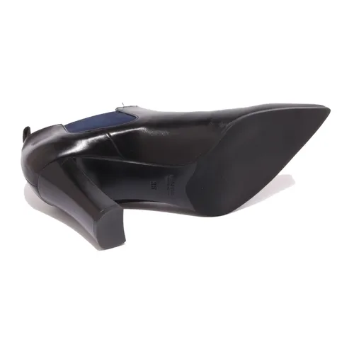 Blue Leather Ankle Boot - Roberto Festa - Modalova