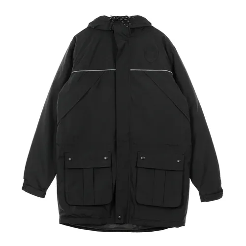 Black Parka Jacket - New Era - Modalova