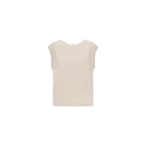 Silk and Wool V-neck Top - Herno - Modalova