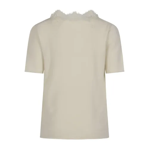 White Merinos Wool Silk Cashmere Shirt - Alberta Ferretti - Modalova
