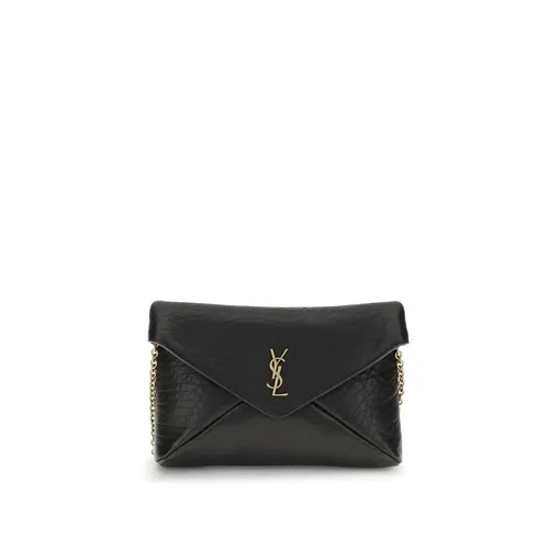 Cassandre Chain Clutch Bolso - Saint Laurent - Modalova