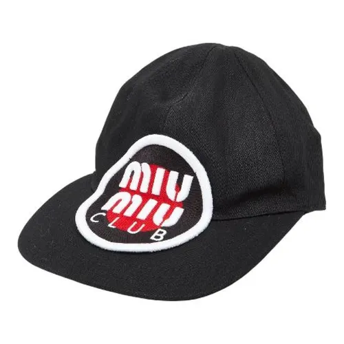 Pre-owned Cotton Hat - Miu Miu Pre-owned - Modalova