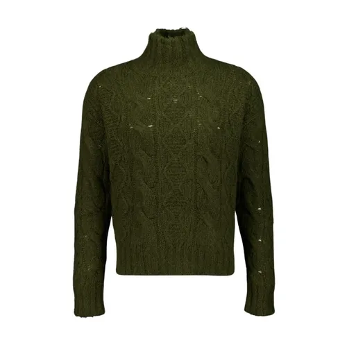 Alpaca Cashmere High-Neck Jumper - Piacenza 1733 - Modalova