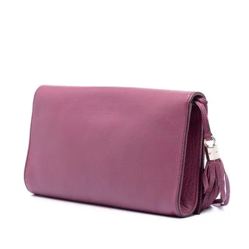 Pre-owned Leather Clutch - Gucci Vintage - Modalova