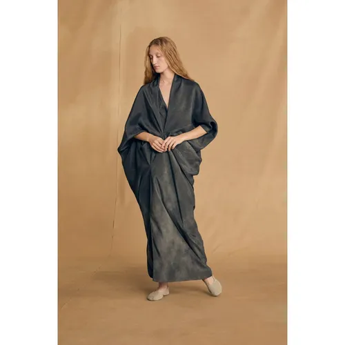 Mayu, silk dress in petrol blue - Cortana - Modalova
