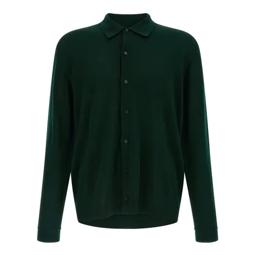 Merino Wool Cardigan - Roberto Collina - Modalova