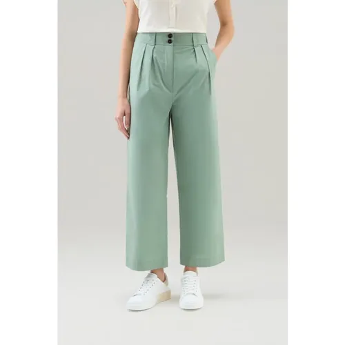 Wide Trousers - Woolrich - Modalova