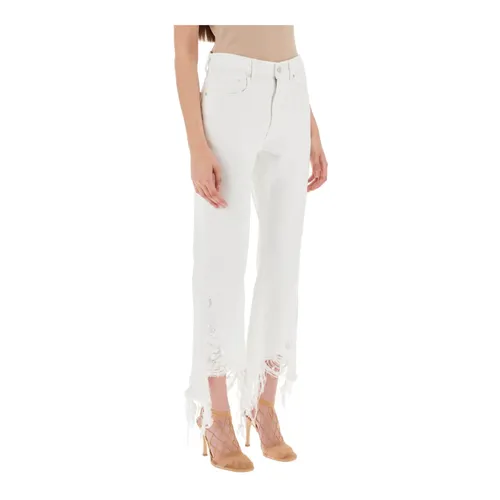 Destroyed Hem Jeans - Stella McCartney - Modalova
