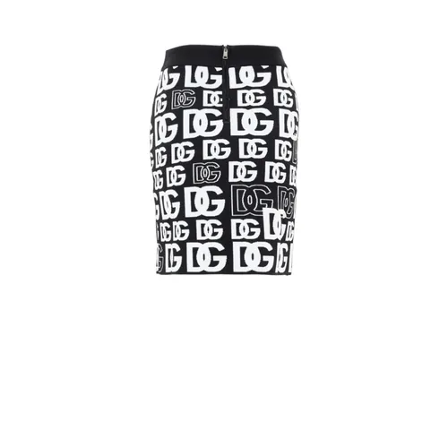 Stretch Jersey Mini Skirt - Dolce & Gabbana - Modalova