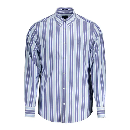 Camisa Azul de Manga Larga - Gant - Modalova