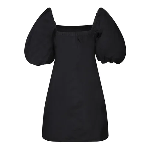 F8827 Twisted Sleeve Mini Dress - Ganni - Modalova