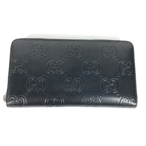 Pre-owned Leather wallets - Gucci Vintage - Modalova