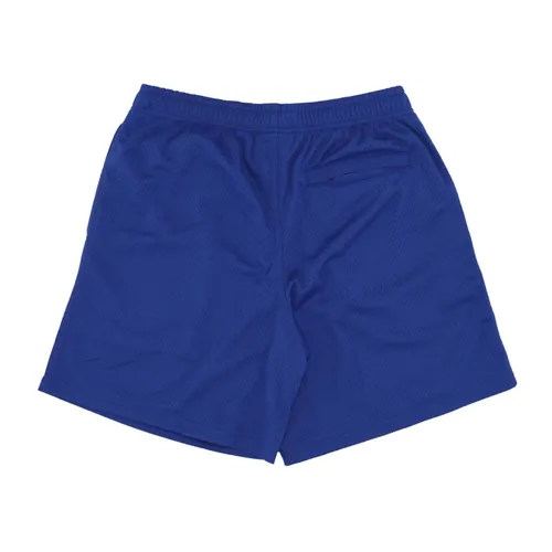 Pantaloncini da basket in mesh blu surf - Obey - Modalova