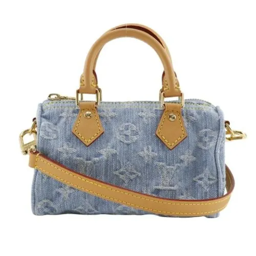 Pre-owned Denim Mini Bag - Louis Vuitton Vintage - Modalova