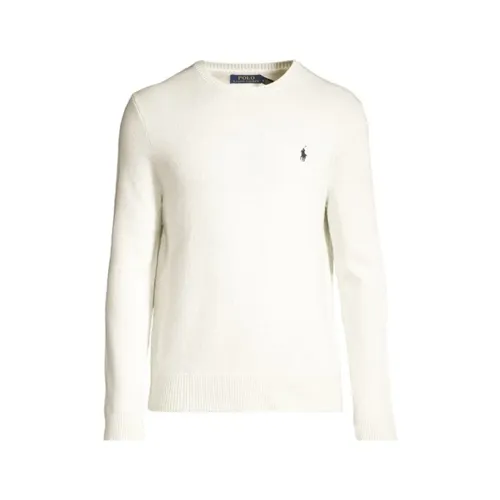 Cream Long Sleeve Pullover Sweater - Polo Ralph Lauren - Modalova