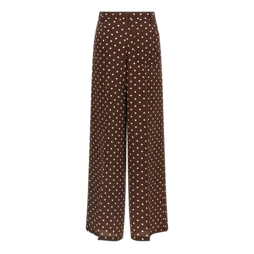 Sbillo Polka Dot Silk Trousers - P.a.r.o.s.h. - Modalova