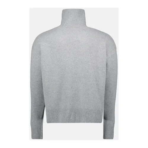Gray Roll Neck Sweater - Ami Paris - Modalova