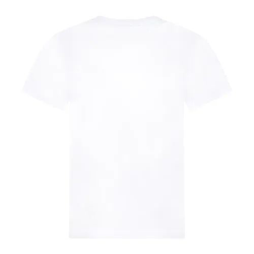 White Cotton T-Shirt with Logo - Dsquared2 - Modalova