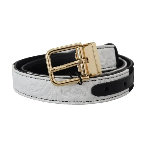 Reversible Leather Belt - Dolce & Gabbana - Modalova