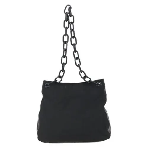 Pre-owned Leather Shoulder Bag - Prada Vintage - Modalova