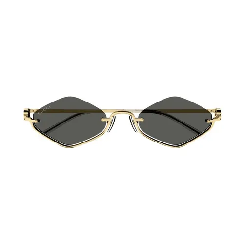 Geometric Frame Sunglasses - Gucci - Modalova