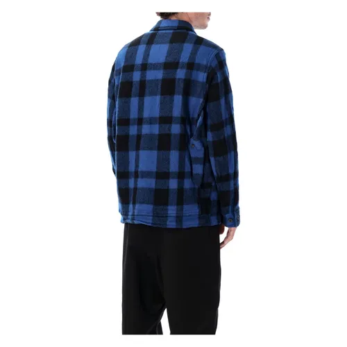 Wool Checked Work Jacket - Junya Watanabe - Modalova