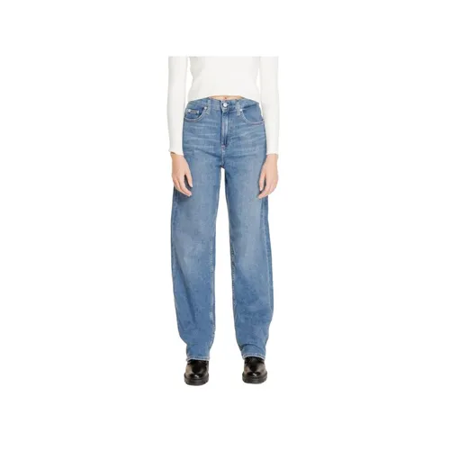 Vaqueros Holgados de Algodón Azul - Calvin Klein Jeans - Modalova