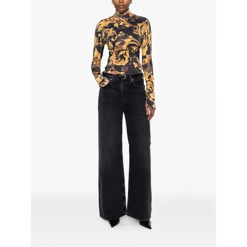 Baroque High-Neck Sweater - Versace Jeans Couture - Modalova