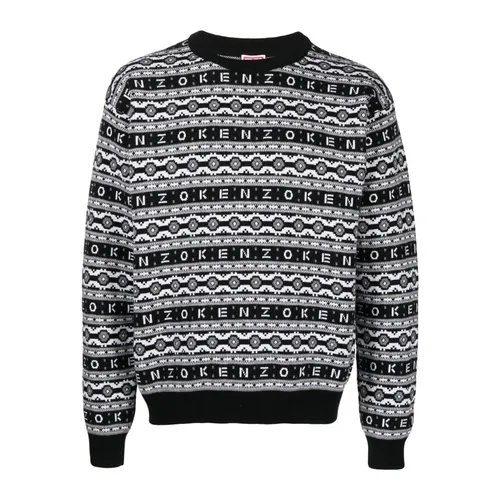 Striped Wool Sweater - Kenzo - Modalova