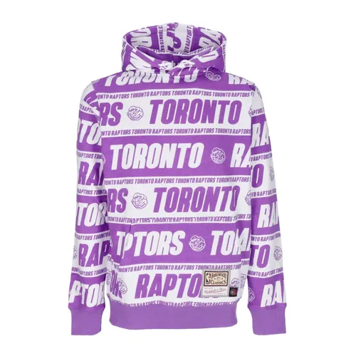 Sudadera Toronto Raptors Hardwood Classics Morada - Mitchell & Ness - Modalova