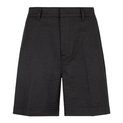 Black Sweat Shorts Af13688U8168 - Emporio Armani - Modalova