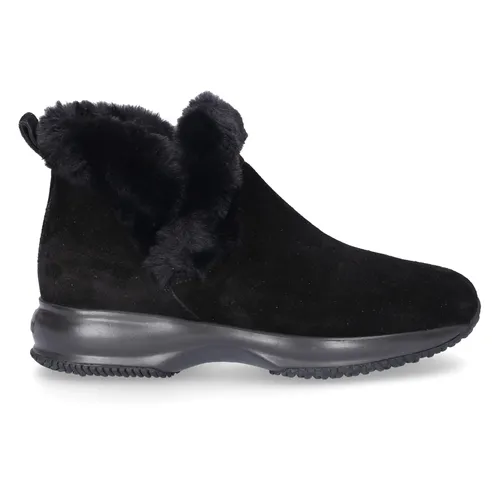 Martini Suede Fur Slip On Boots - Hogan - Modalova