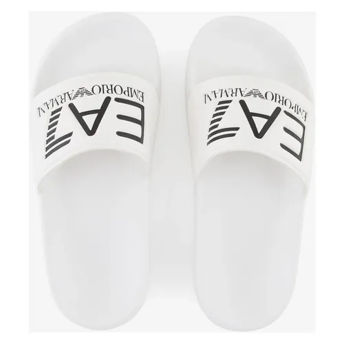 Sliders with oversized logo - Emporio Armani EA7 - Modalova