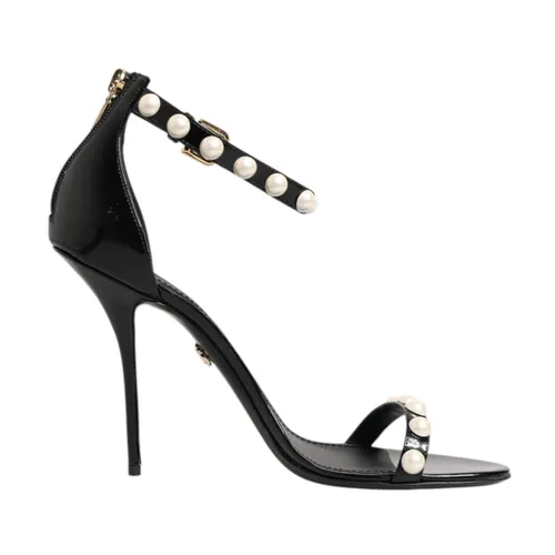 Pearl Ankle Strap Sandals - Dolce & Gabbana - Modalova