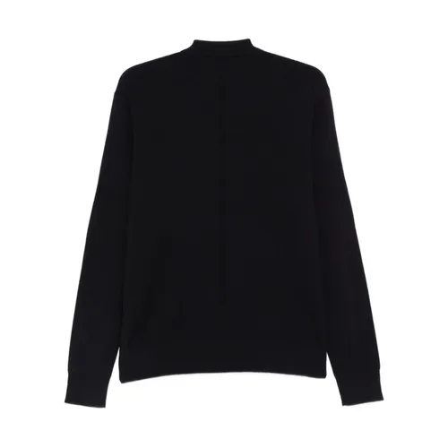 Polo-collar Button Knit - Low Brand - Modalova