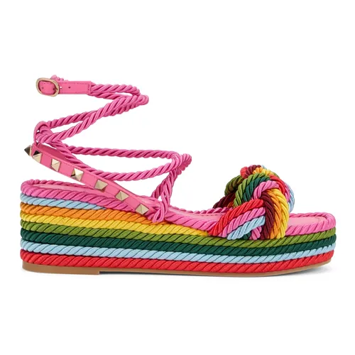 Platform Wedge Sandal - Valentino Garavani - Modalova