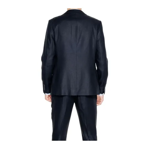 Black Linen V-Neck Blazer - Antony Morato - Modalova