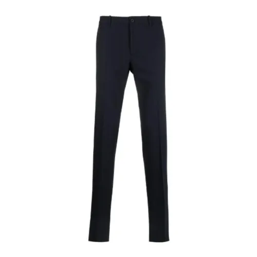 Black Tecnowool Trousers Regular Fit - Incotex - Modalova