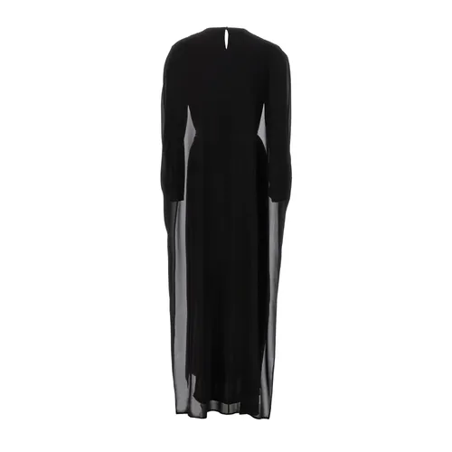 Silk Cape Dress - Di.la3 Pari' - Modalova