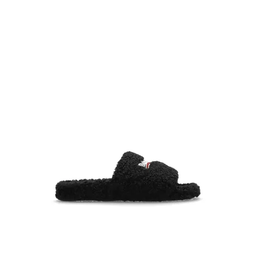 Furry Slides - Balenciaga - Modalova
