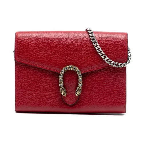 Pre-owned Leather Chain Bag - Gucci Vintage - Modalova