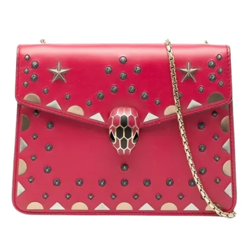 Pre-owned Leather Shoulder Bag - Bvlgari Vintage - Modalova