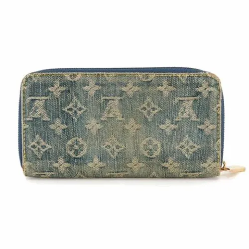 Pre-owned Denim Wallet - Louis Vuitton Vintage - Modalova