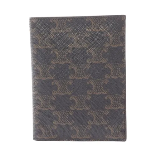 Pre-owned Triomphe Canvas Card Holder - Celine Vintage - Modalova