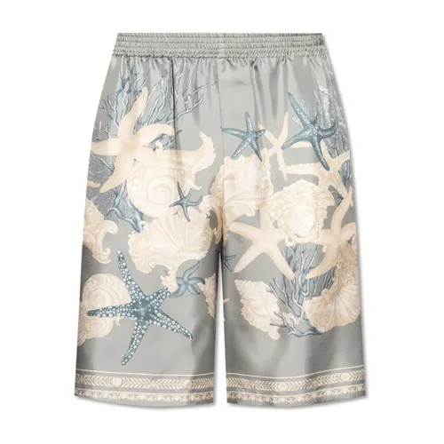 Silk shorts - Versace - Modalova