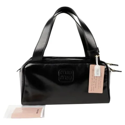 Pre-owned Leather Handbag - Miu Miu Pre-owned - Modalova