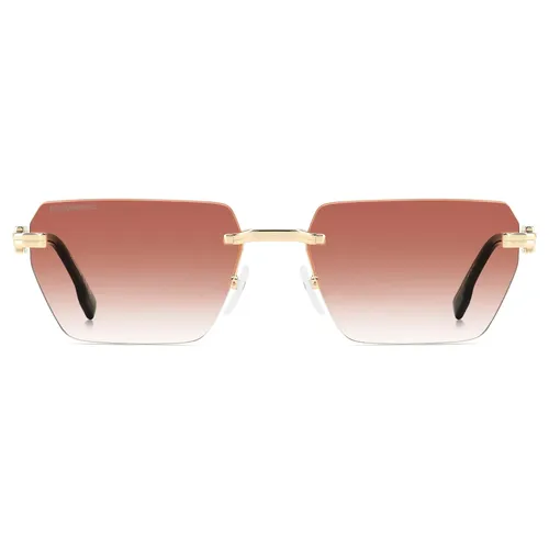 Rectangular Gold Sunglasses - Dsquared2 - Modalova