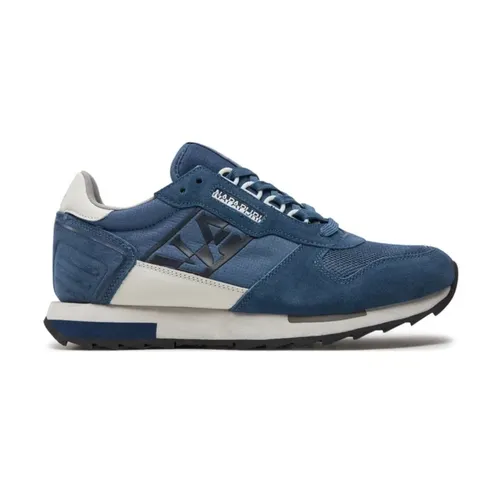 Blue Leather Sneakers - Napapijri - Modalova